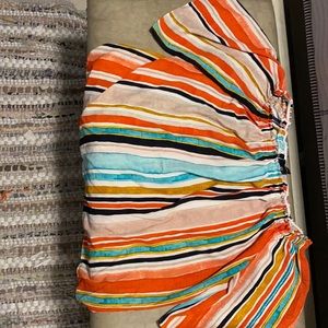 Light weight float off the shoulder top. Great vacation or summer shirt